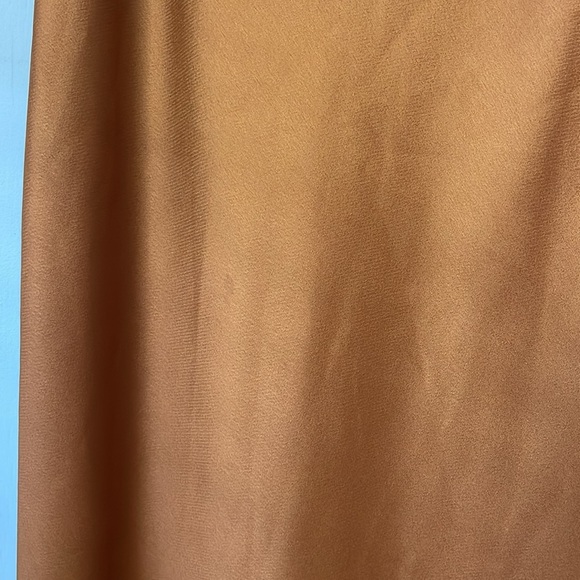 SACHIN & BABI Burnt Orange Women's Cali Satin Midi Slip Dress 10 BHLDN - Picture 4 of 10